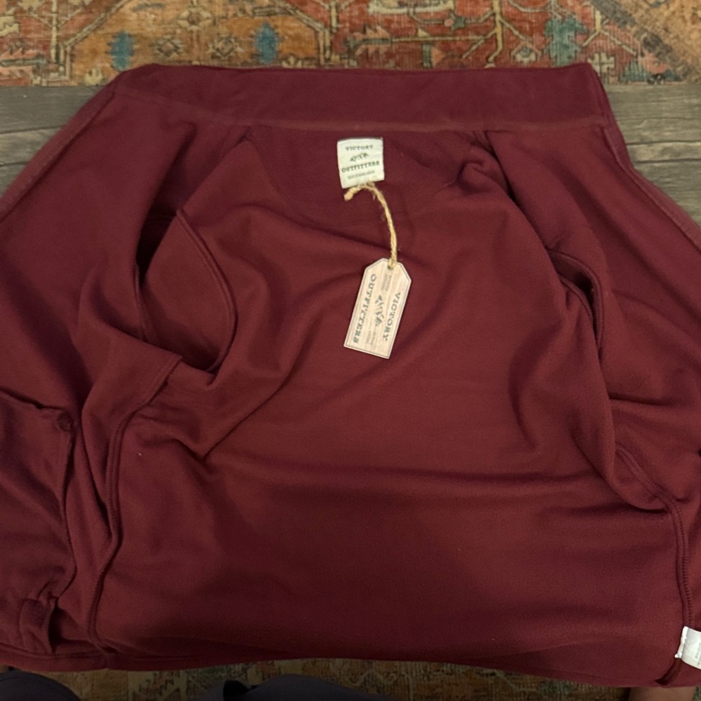 Taylor Stitch Maroon Zip-Up Jacket